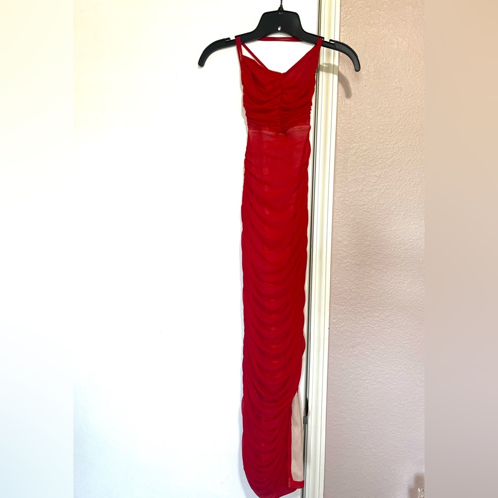 Elegant Red Evening Gown